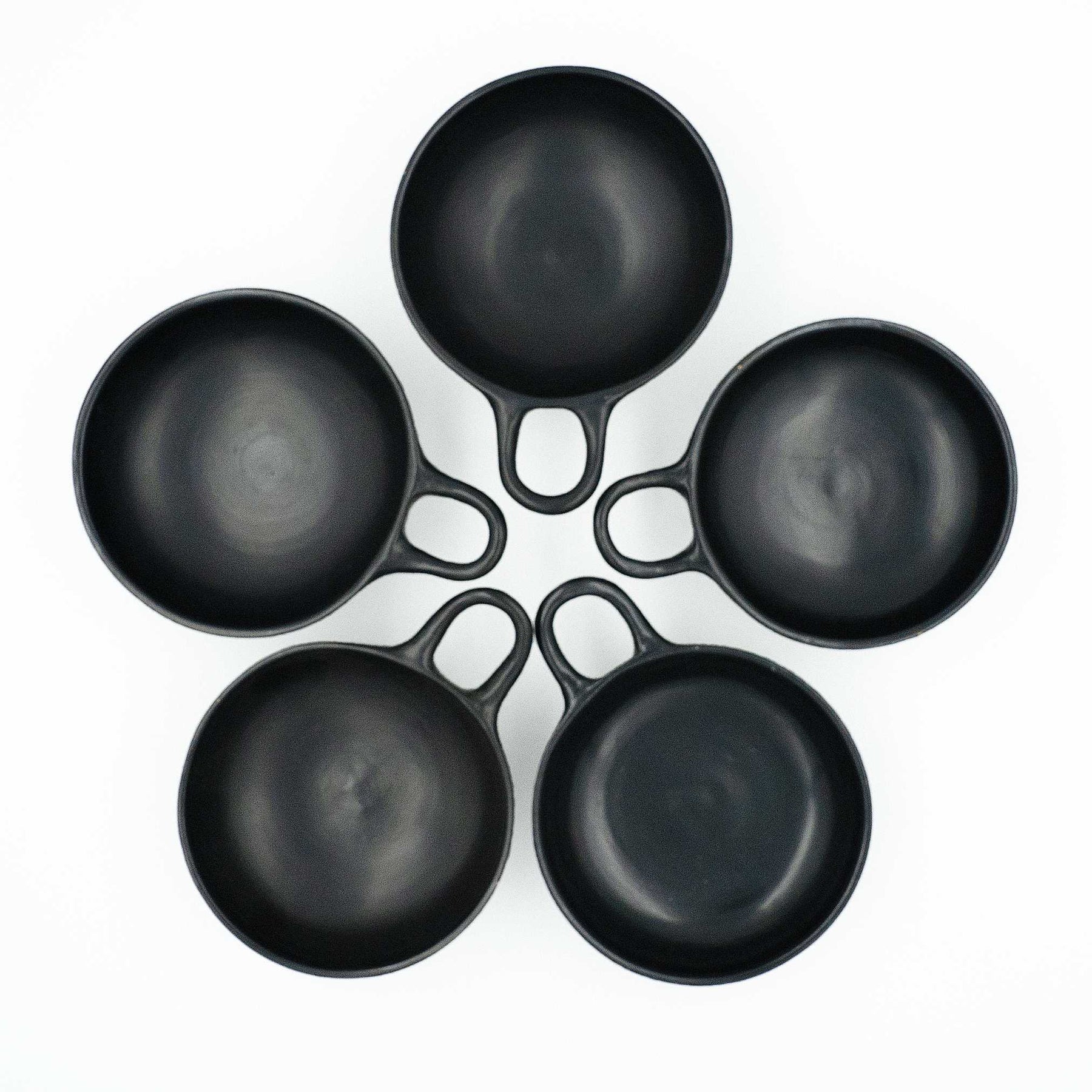 One handler - monoton Attic black glaze shallow dish