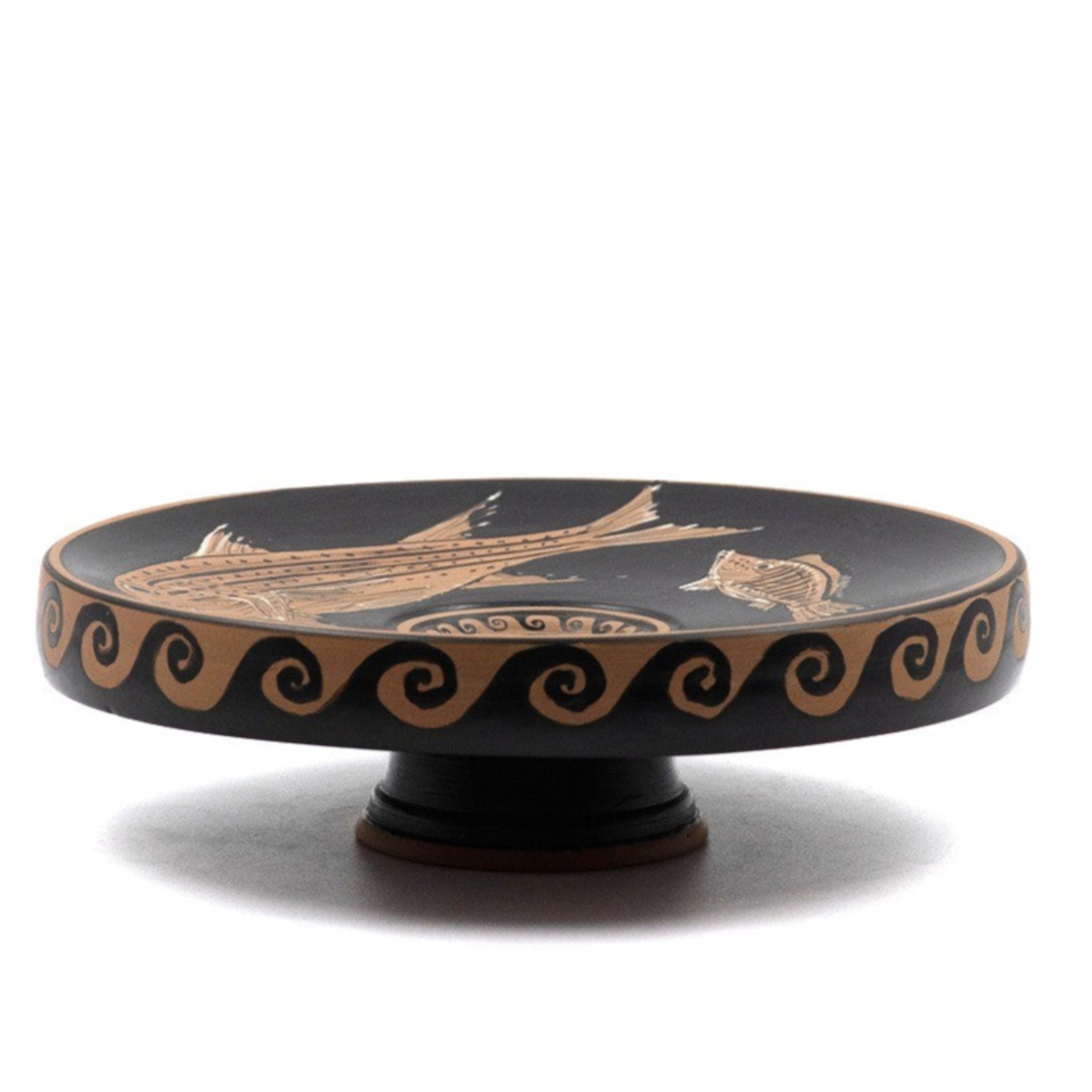 Thetis Red-Figure Minimalist Fish Plate