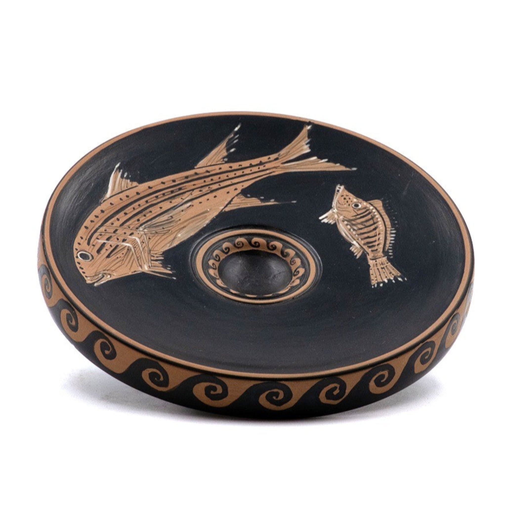 Thetis Red-Figure Minimalist Fish Plate