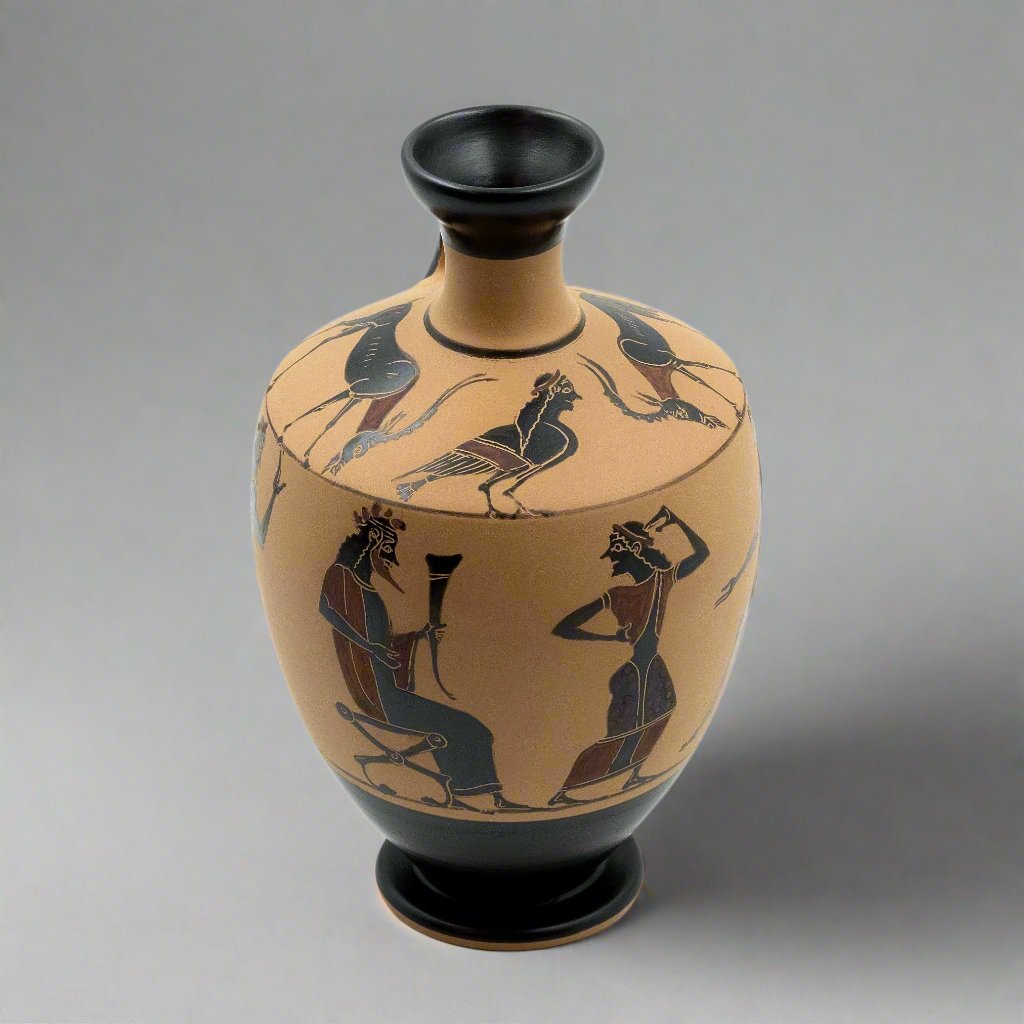 Dionysus Black figure lekythos