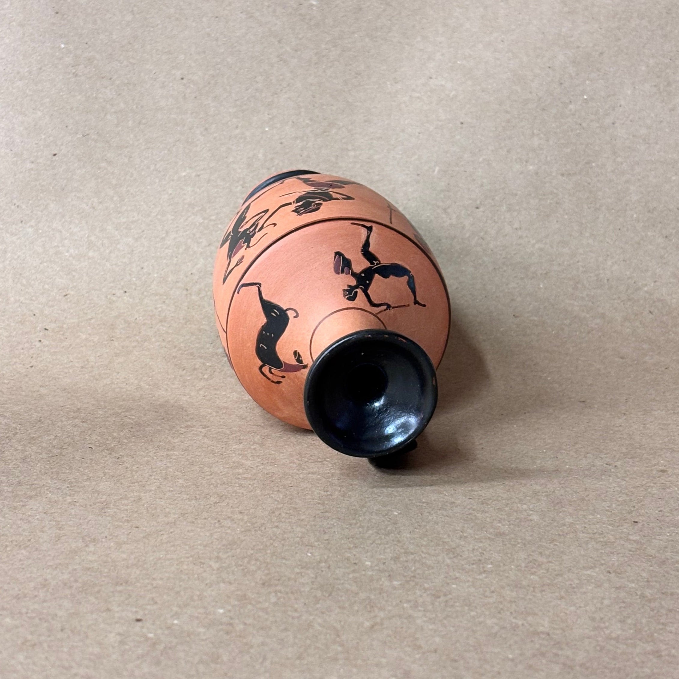 BF Small Lekythos - Theseus and the Minotaur