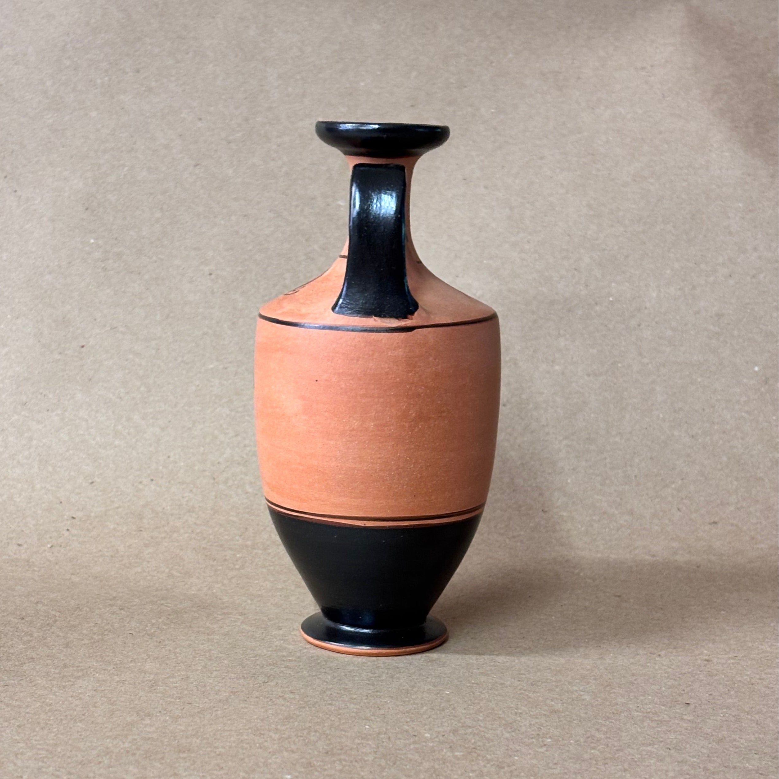BF Small Lekythos - Theseus and the Minotaur