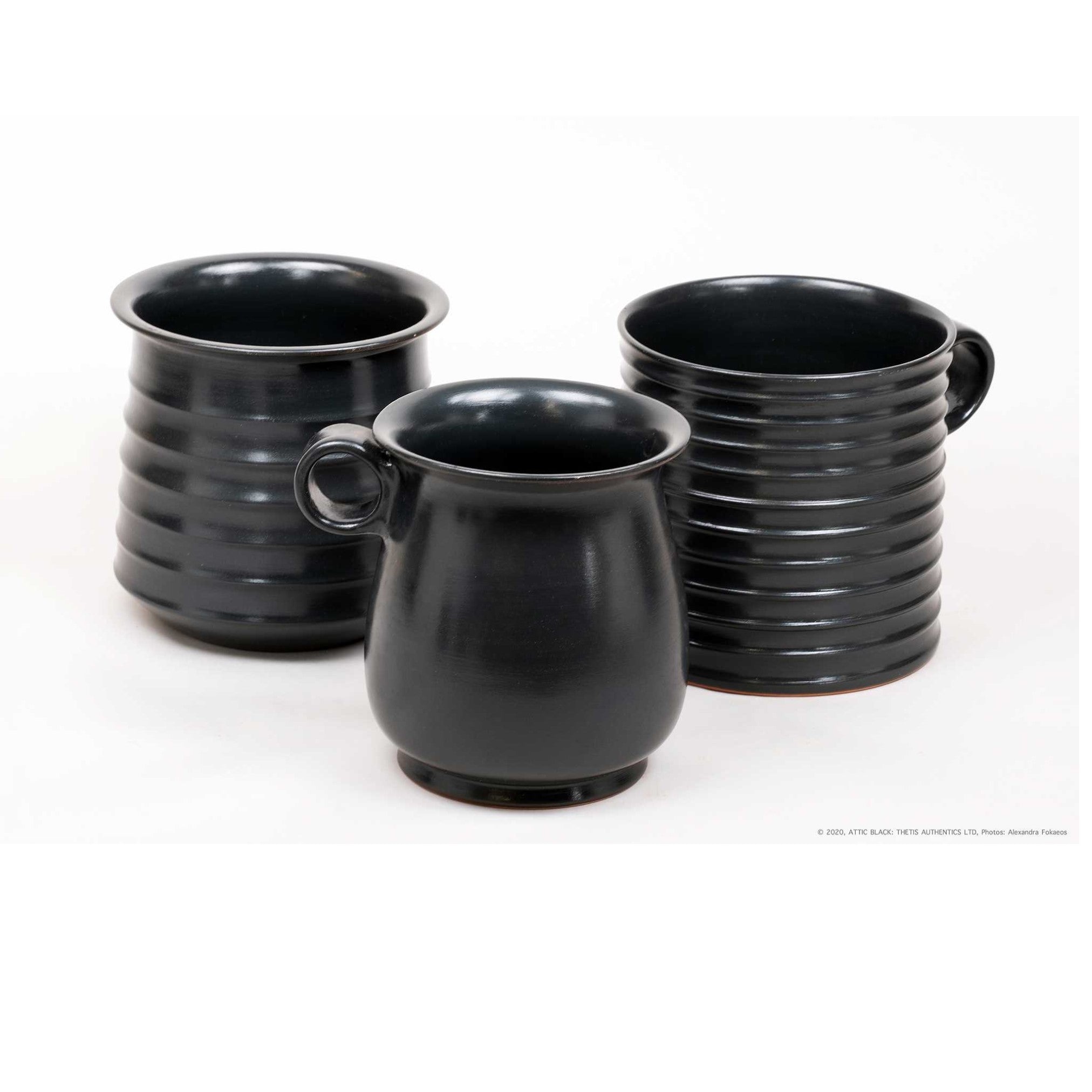 BG cylindrical ribbed mug
