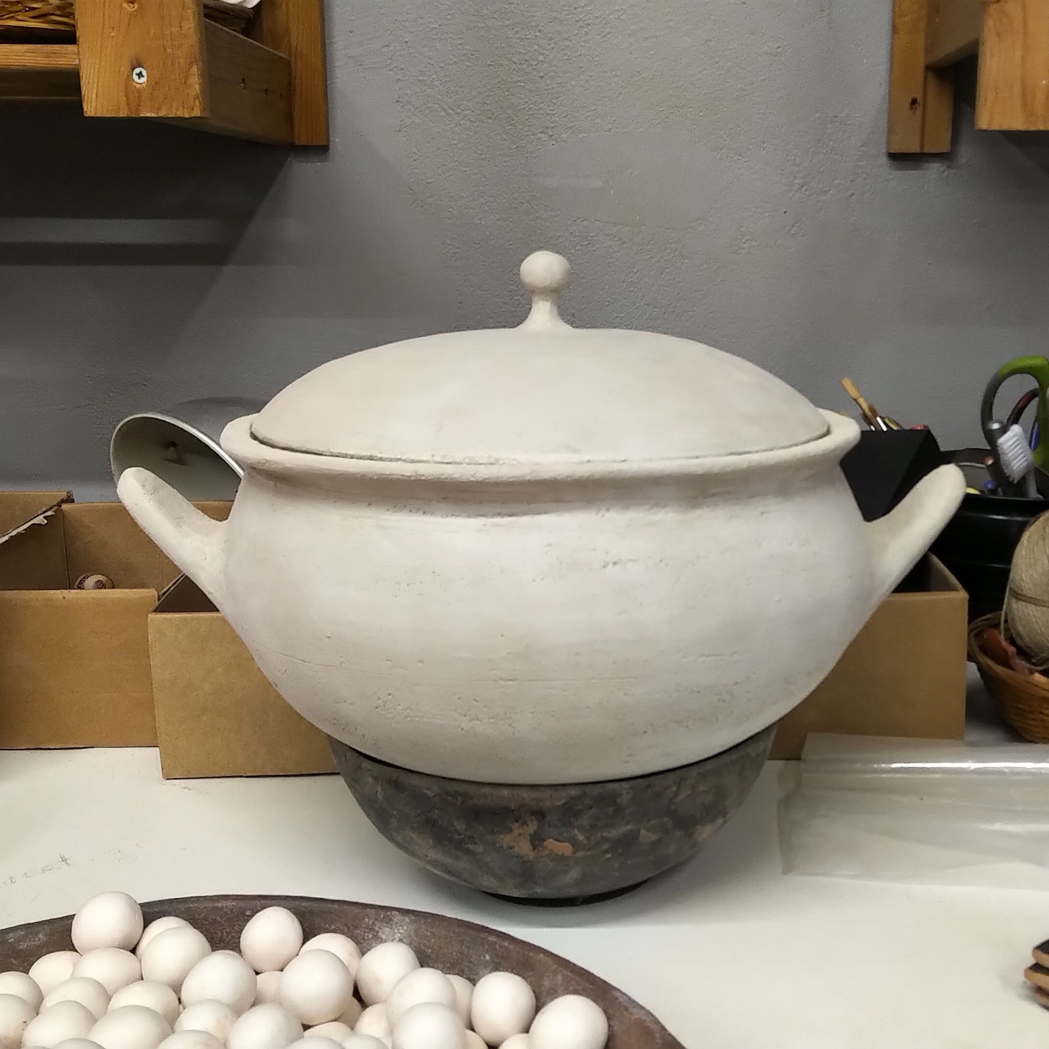 THETIS Cycladic Cooking Pot with lid