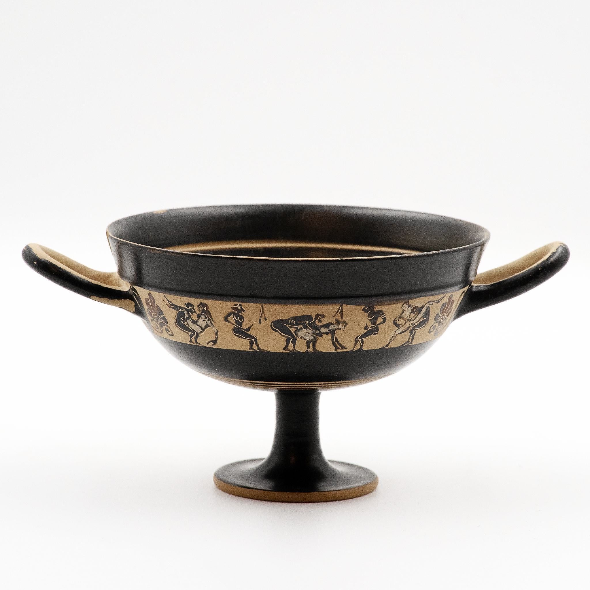 BF Kylix with miniature erotic scenes