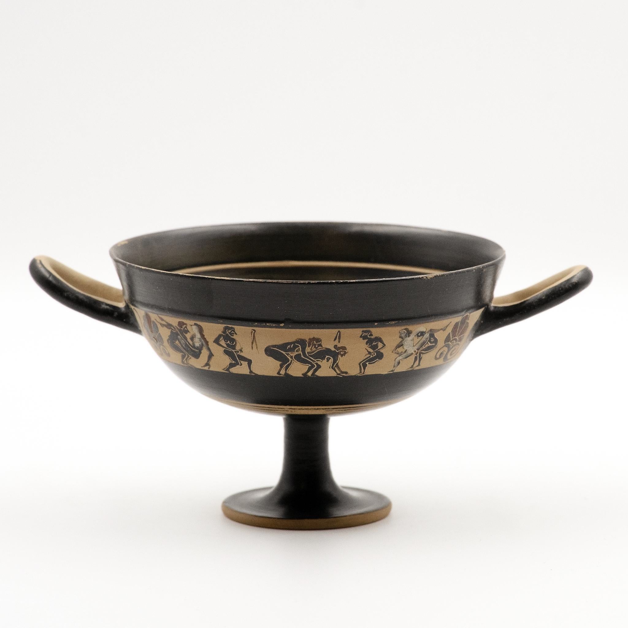 BF Kylix with miniature erotic scenes