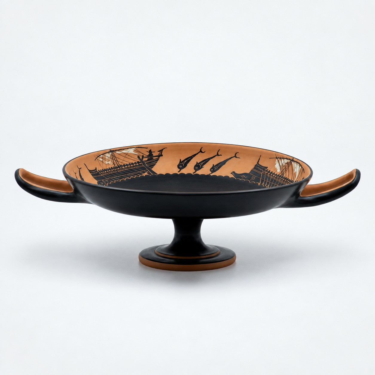 Bilingual Kylix with Ships & Dolphins