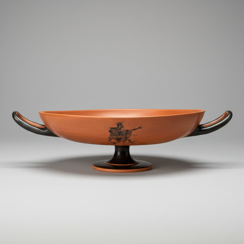 BF Coral Red Large Kylix