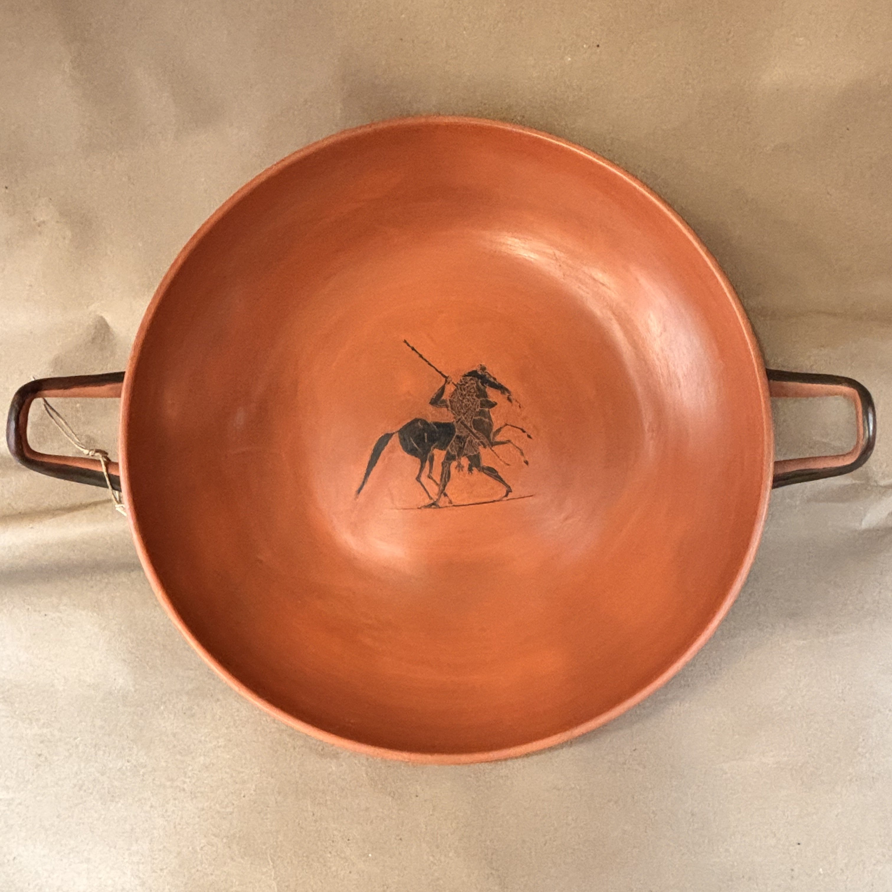 BF Coral Red Large Kylix