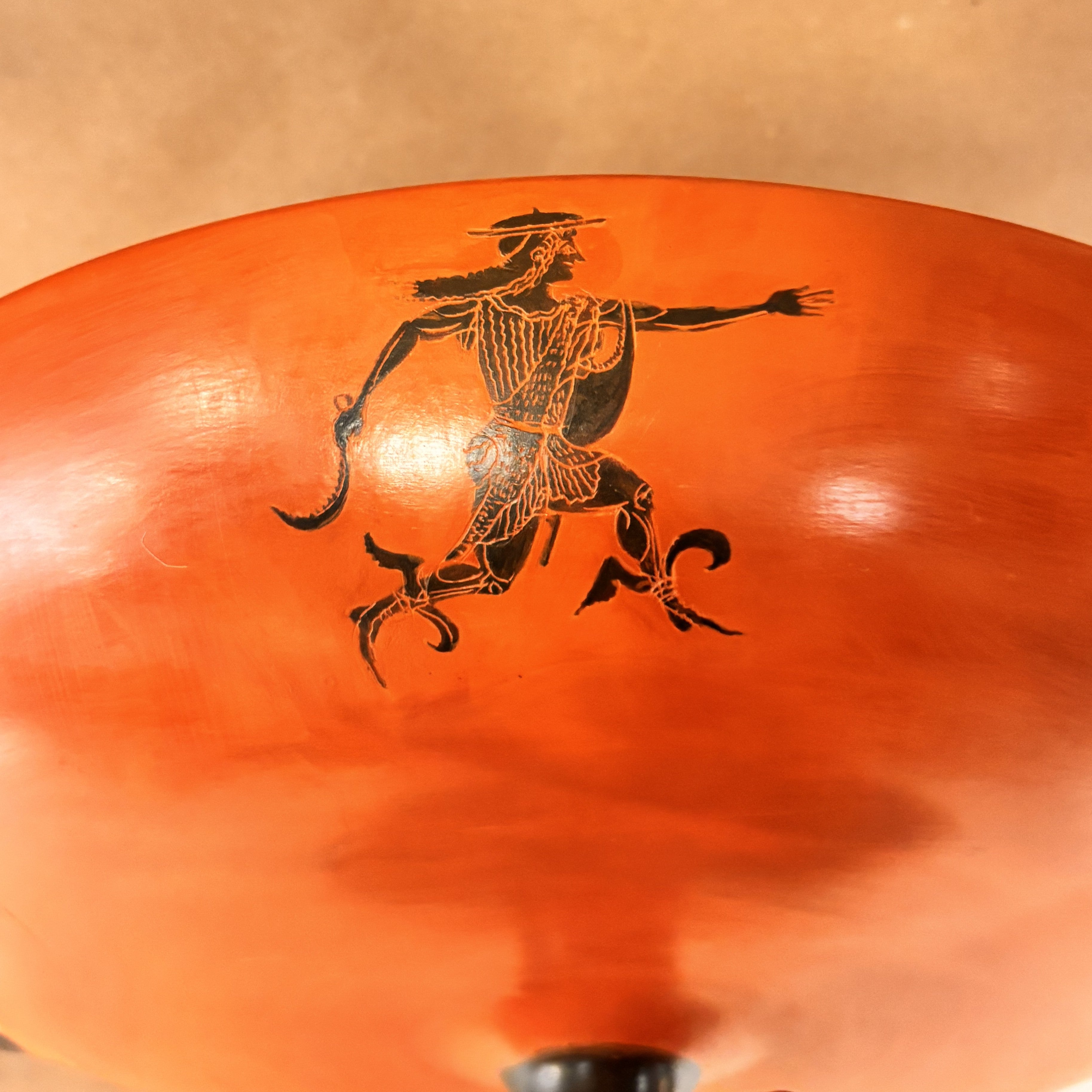 BF Coral Red Large Kylix