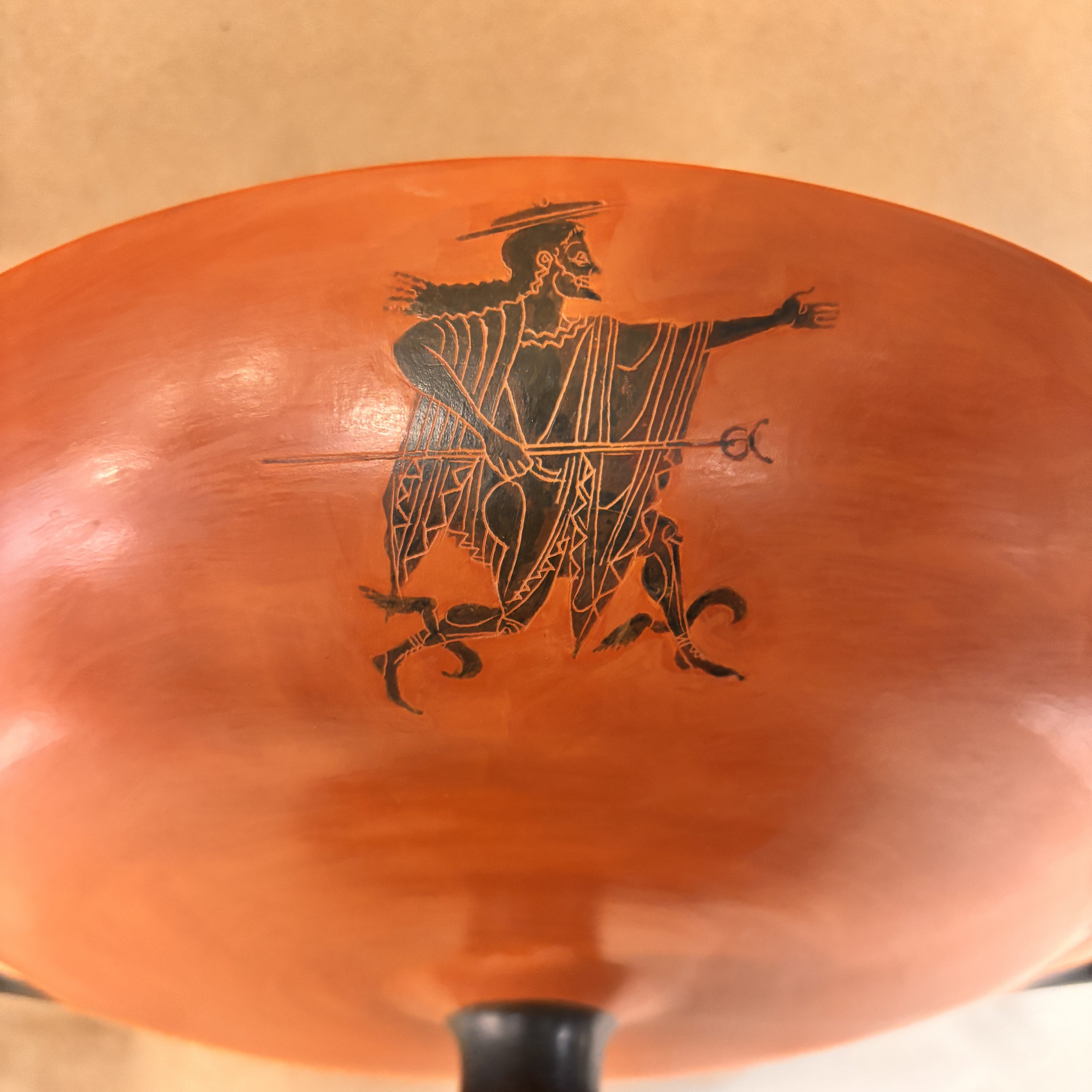 BF Coral Red Large Kylix