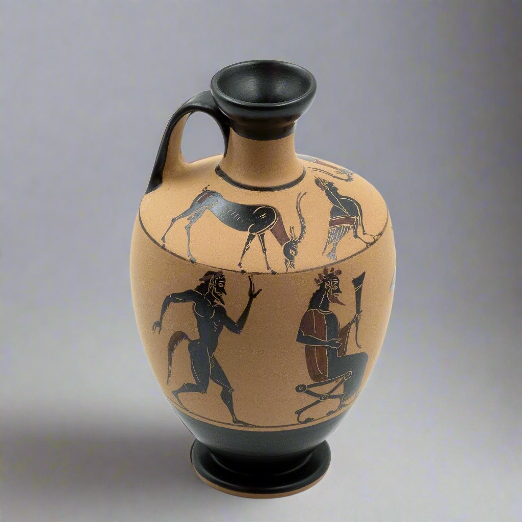 Dionysus Black figure lekythos