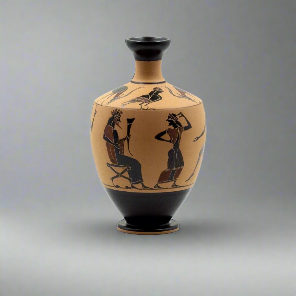 Dionysus Black figure lekythos