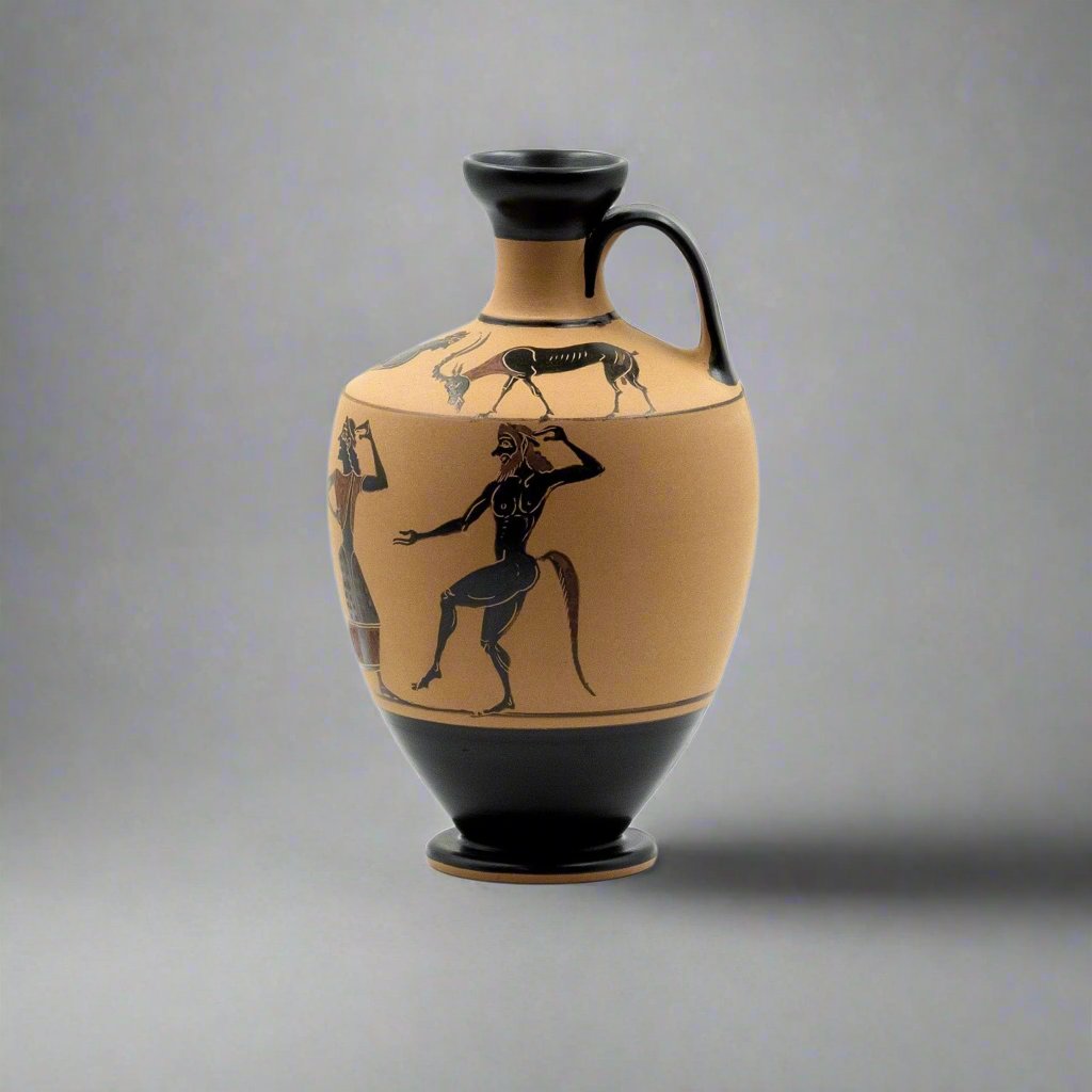 Dionysus Black figure lekythos