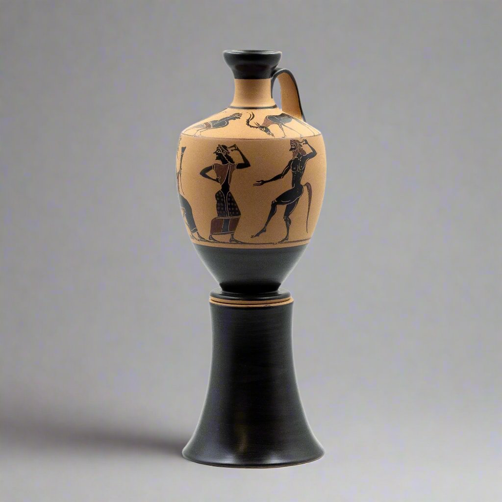 Dionysus Black figure lekythos