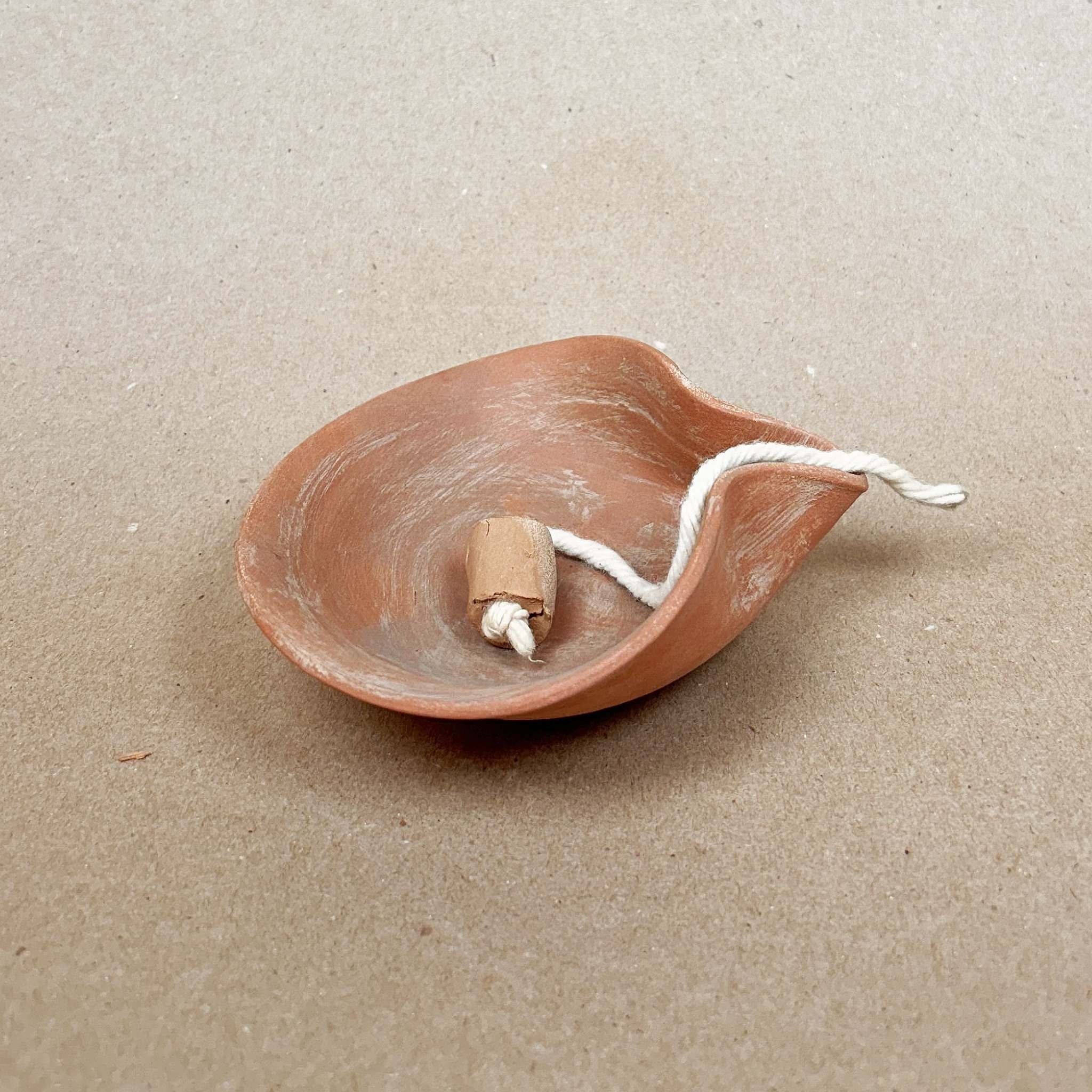 Hand folded Oil-lamp from the Eastern Mediterranean