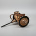 Ceramic toy cart with two wheels 