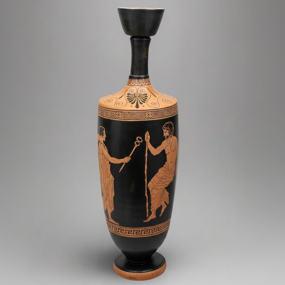 RF Hermes and Paris large Lekythos